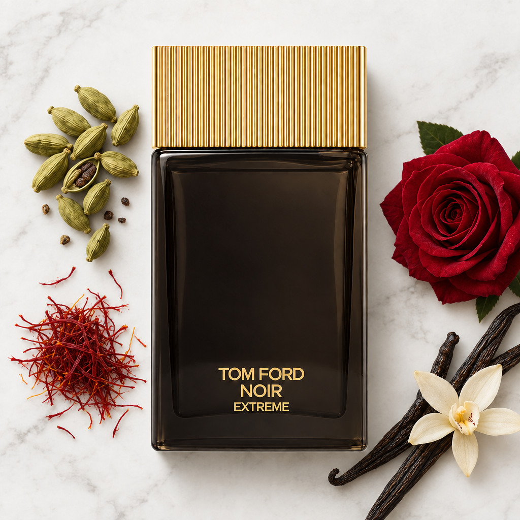 Tom Ford Noir Extreme with fragrance notes