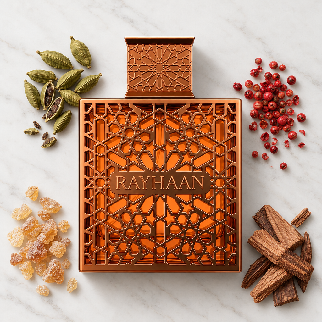 Rayhaan Vantage with fragrance notes