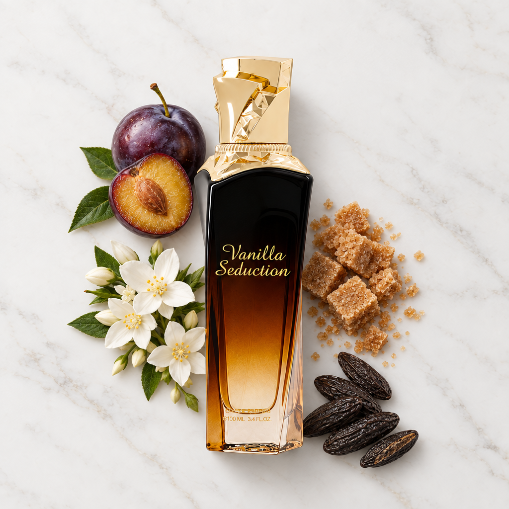 Maison Asrar Vanilla Seduction with fragrance notes