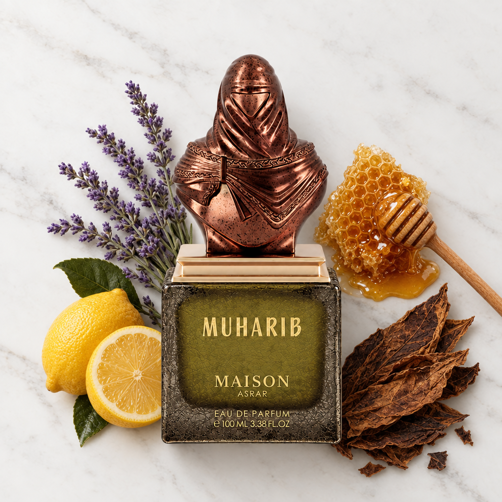 Maison Asrar Muharib with fragrance notes
