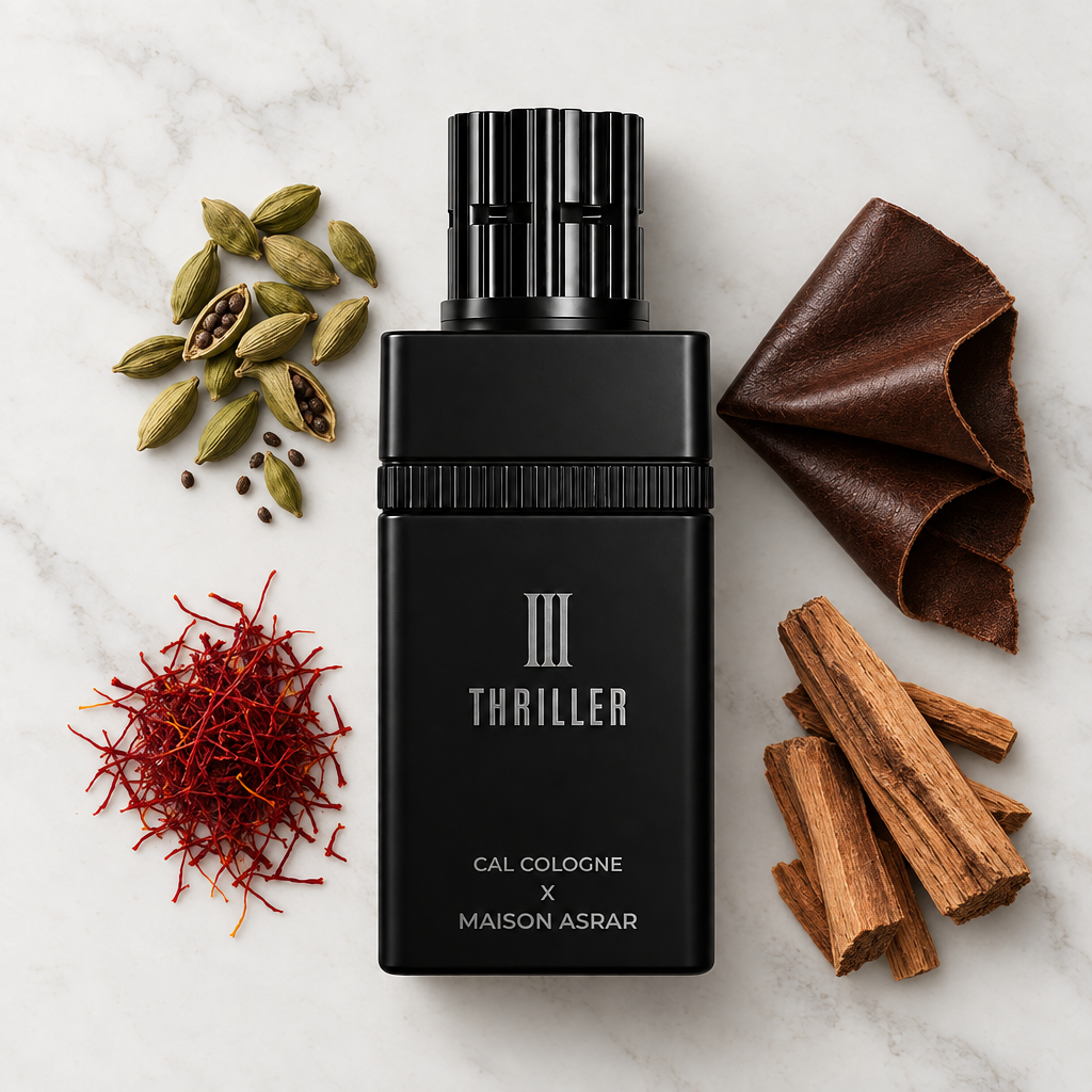 Maison Asrar III Thriller with fragrance notes