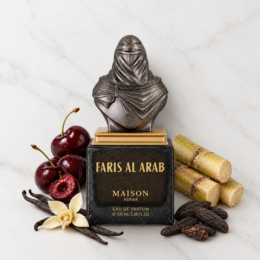 Maison Asrar Faris Al Arab with fragrance notes