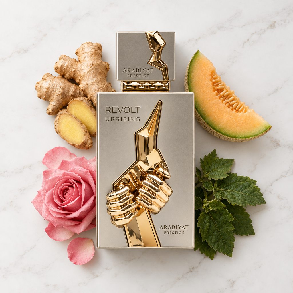 Arabiyat Prestige Revolt Uprising with fragrance notes